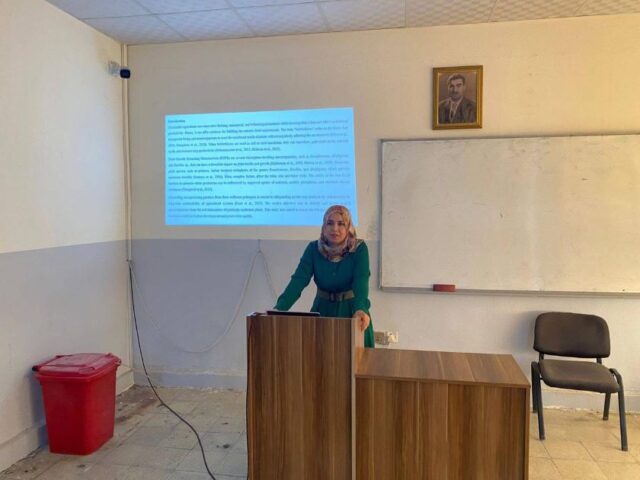 Presentation of a Seminar in the Department of Environmental Protection