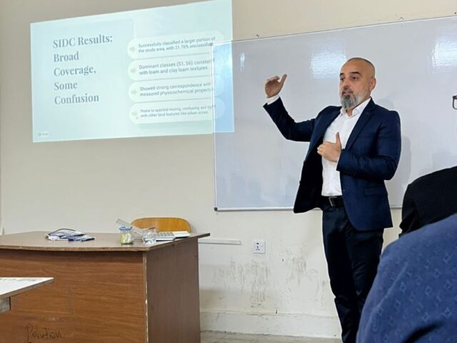 Head of the Department, entitled “Comparison Between Two Different Algorithms for Soil Classification,”
