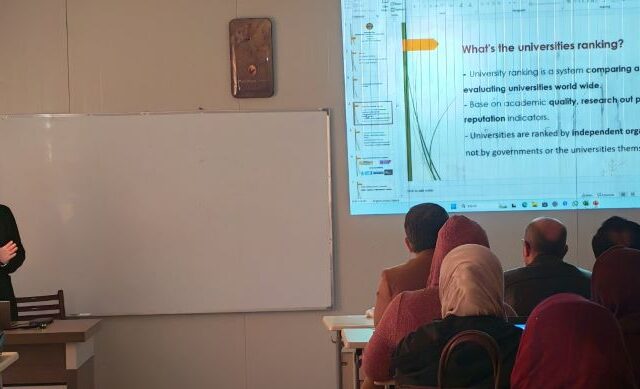 Word ranking systems, Salahaddin university ranks and monthly report evaluation