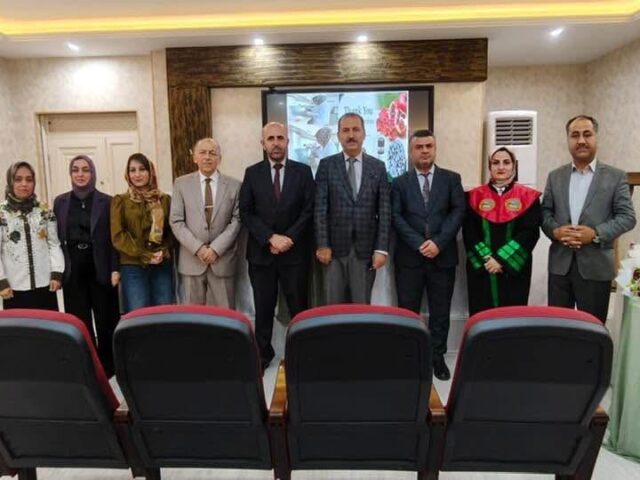 On Wednesday, 3 June 2026, the master’s thesis defense of postgraduate student Chnar Muhammad